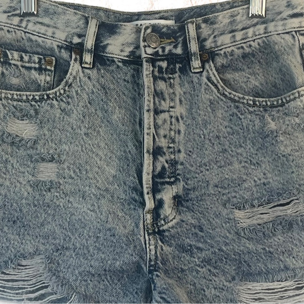 🎁 3 for $30 PacSun Acid Wash Ultra High Waisted Vintage Denim Shorts Size 26 - Picture 6 of 10
